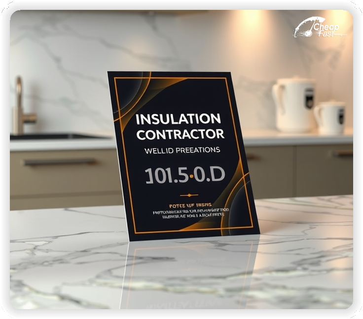 Print Ready Layout 1, Insulation Contractor brochures layout example