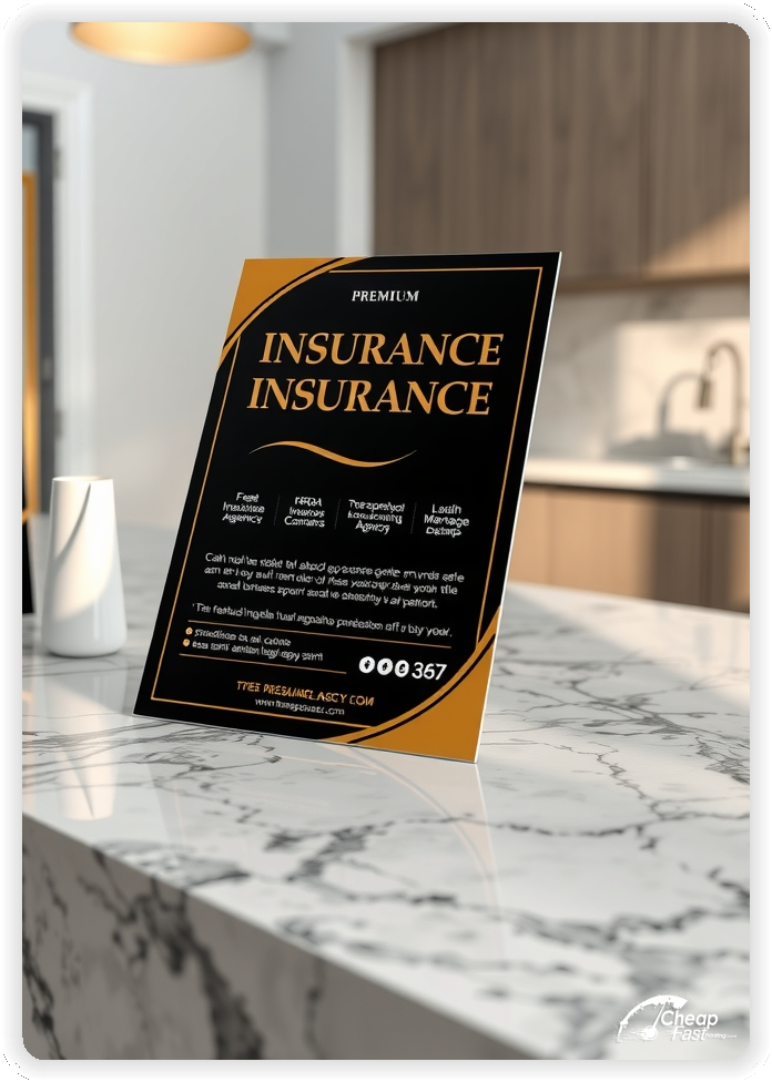High Quality Leaflet 1, Insurance Agency circulars promotion design