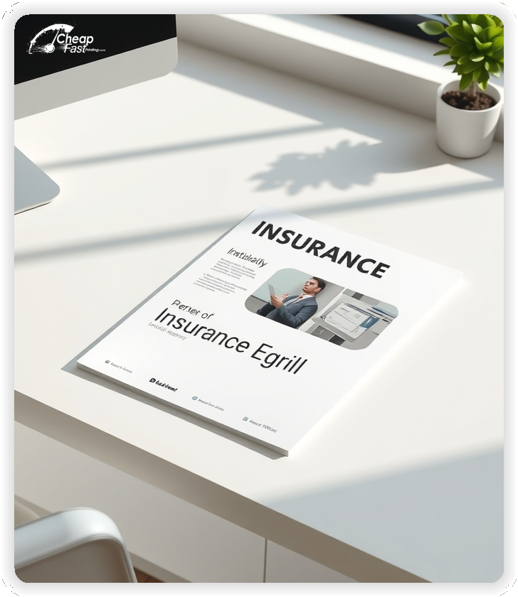 Print Ready Layout 1, Insurance Agency brochures layout example