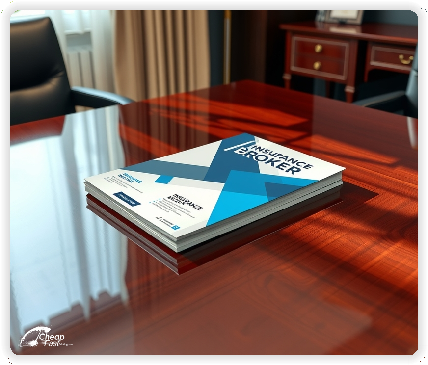 Marketing Handout Design 1, Insurance Broker pamphlets design example