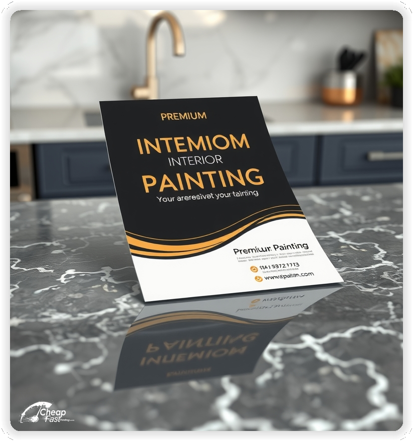 Custom Business Piece 1, Interior Painting advertisements marketing piece