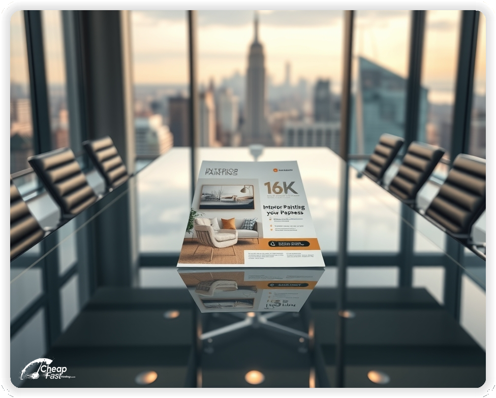 Promo Flyer Sample 1, Interior Painting leaflets creative layout