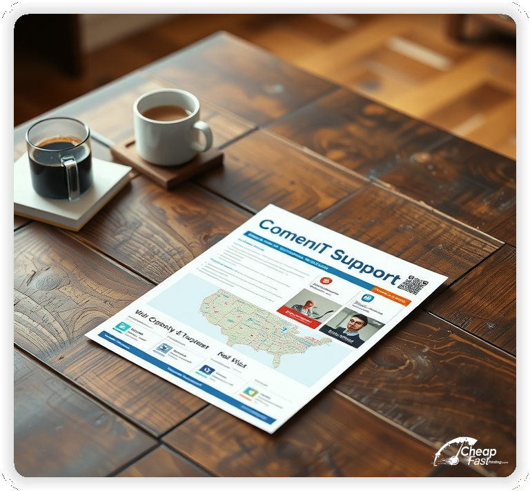 Promo Flyer Sample 1, It Support leaflets creative layout