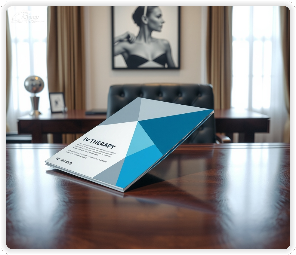 Custom Iv Therapy Leaflet, Iv Therapy advertisements marketing piece