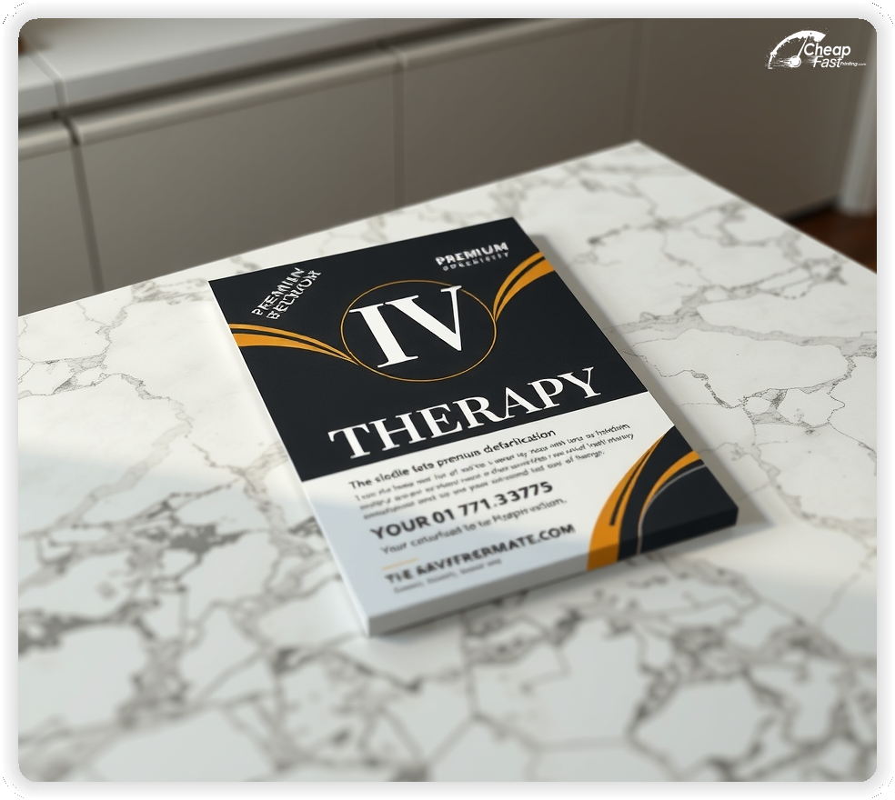 Print Ready Layout 1, Iv Therapy brochures layout example