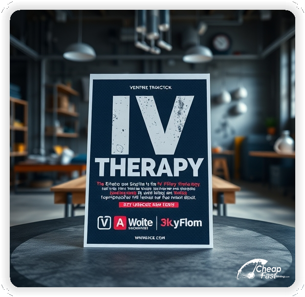 Professional Circular 1, Iv Therapy handouts print sample