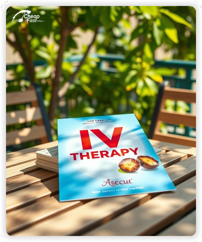 Promo Flyer Sample 1, Iv Therapy leaflets creative layout