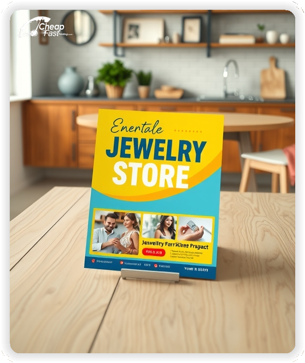 Custom Business Piece 1, Jewelry Store advertisements marketing piece