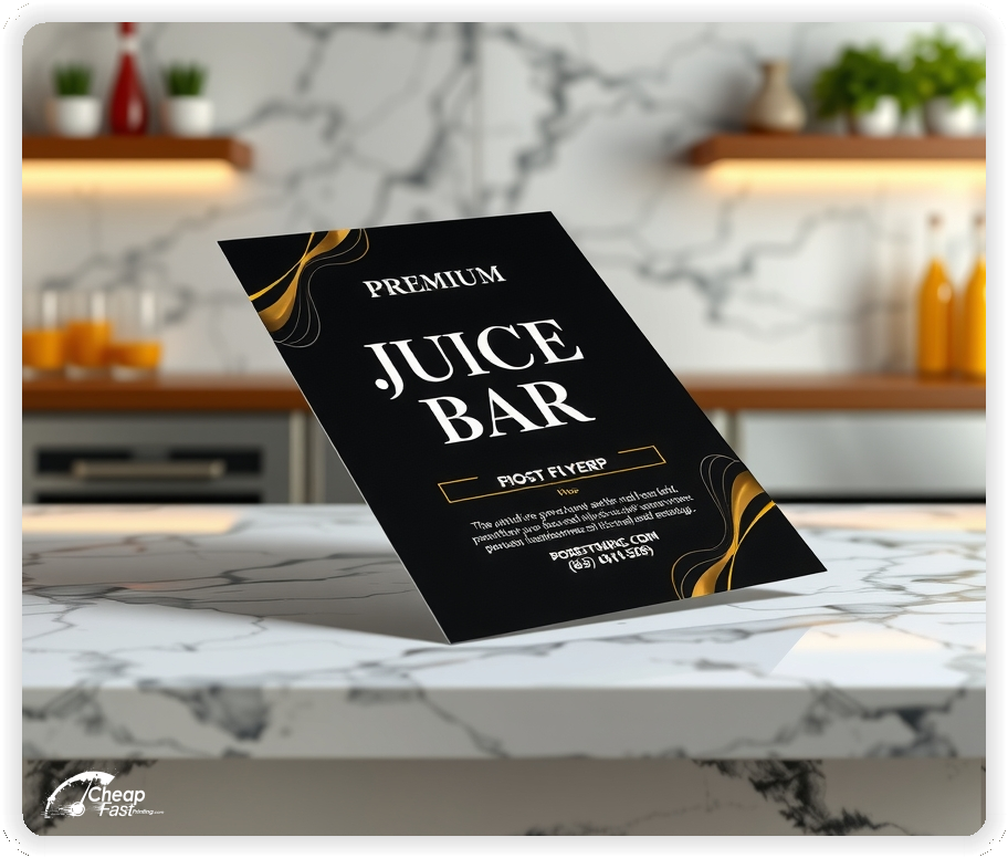 Buy Juice Bar Promo, Juice Bar marketing materials print sample