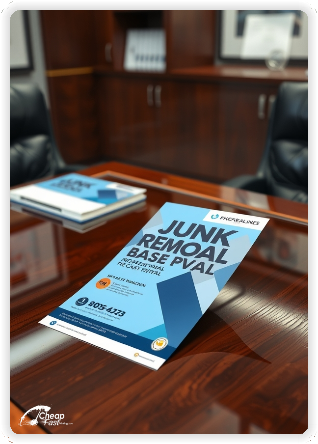 Promo Flyer Sample 1, Junk Removal leaflets creative layout