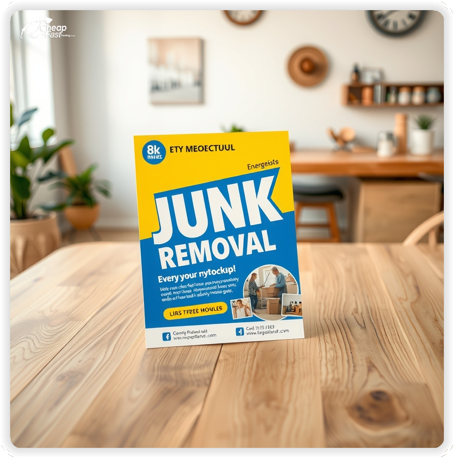 Promotional Material 1, Junk Removal marketing materials marketing piece
