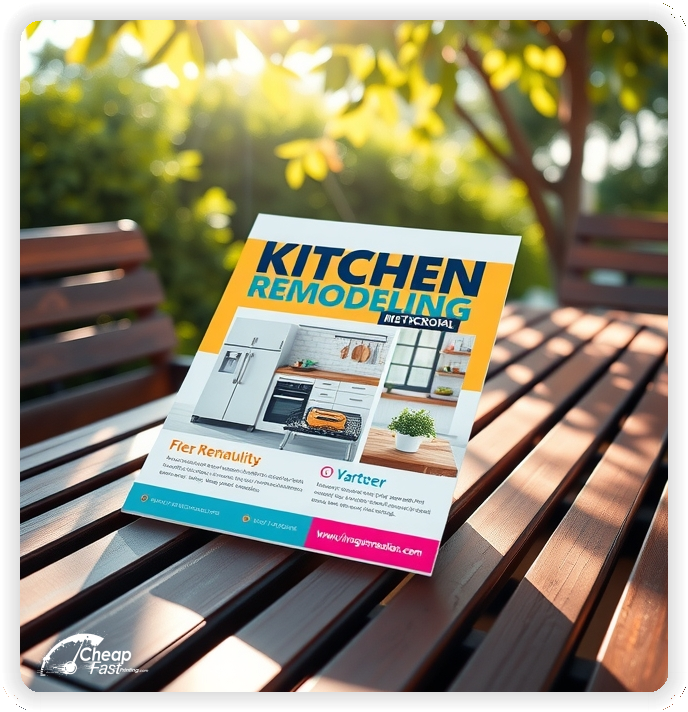 Buy Kitchen Remodeling Promo, Kitchen Remodeling marketing materials print sample