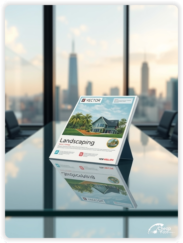 Custom Business Piece 1, Landscaping advertisements marketing piece