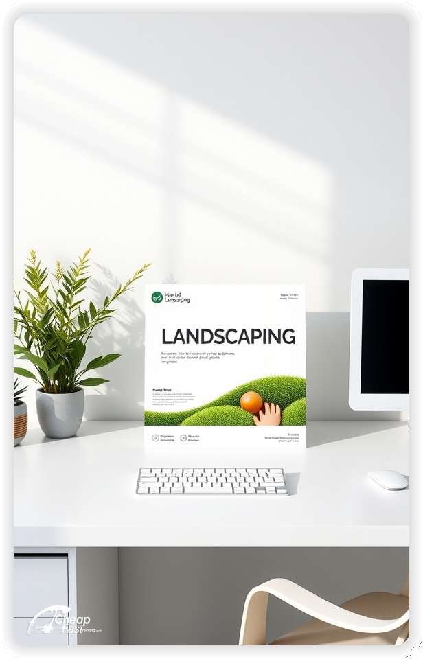 High Quality Leaflet 1, Landscaping circulars promotion design