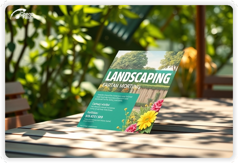 Promotional Material 1, Landscaping marketing materials marketing piece