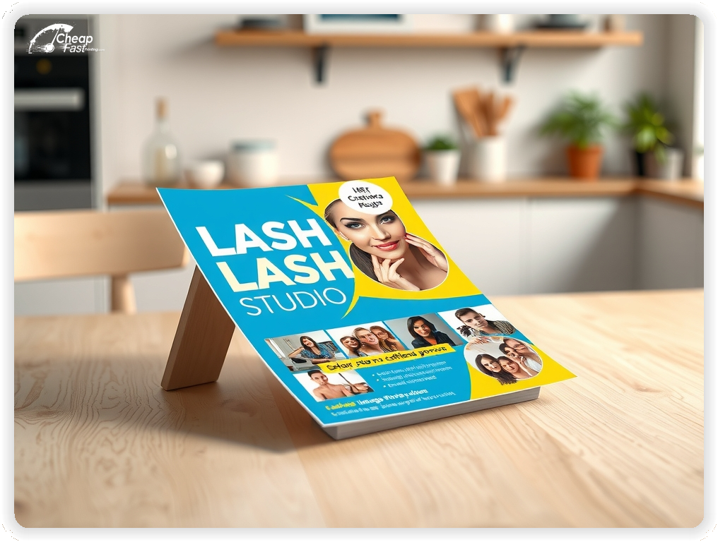 Promo Flyer Sample 1, Lash Studio leaflets creative layout