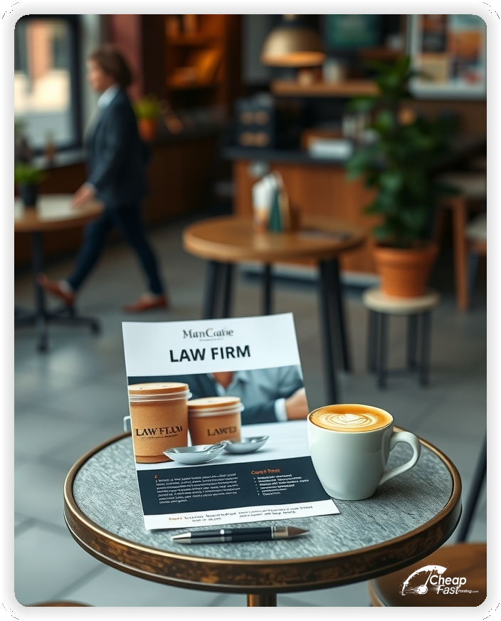 Advertising Brochure 1, Law Firm leaflets layout example