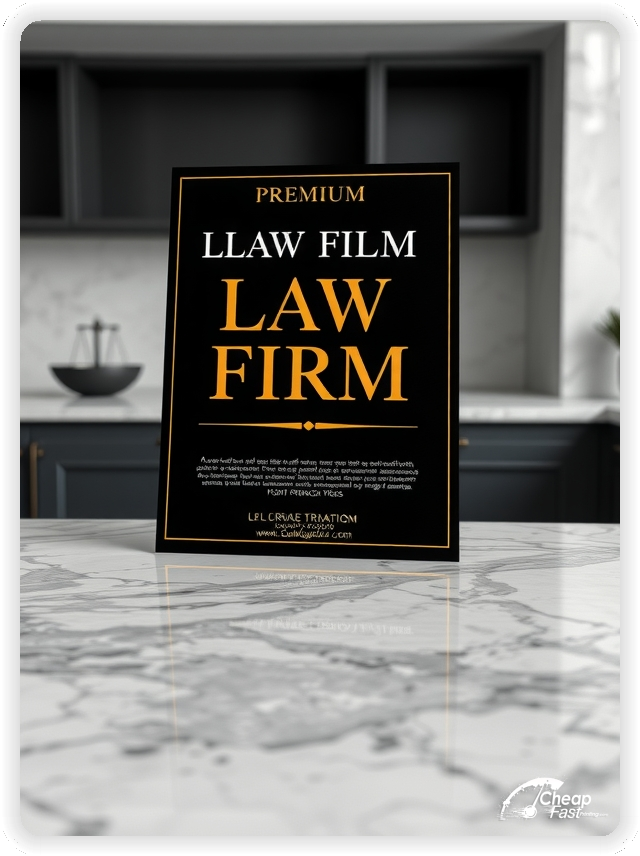 Marketing Handout Design 1, Law Firm pamphlets design example