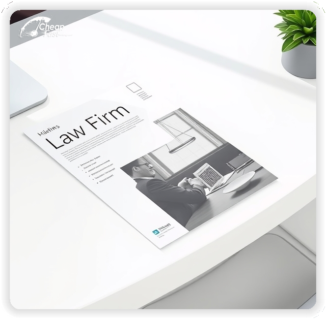 Print Ready Layout 1, Law Firm brochures layout example