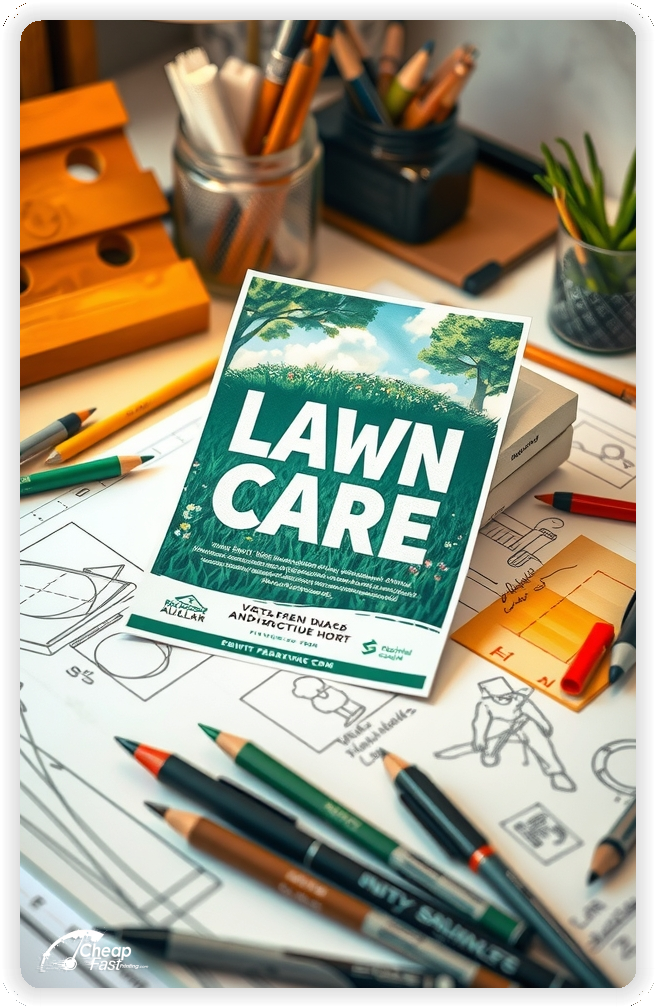 Professional Circular 1, Lawn Care handouts print sample
