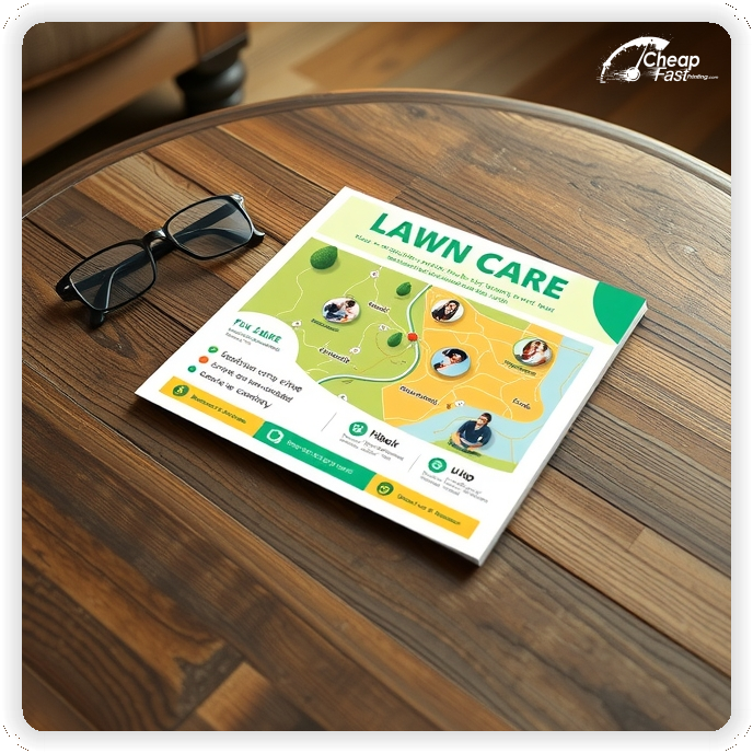 Promo Flyer Sample 1, Lawn Care leaflets creative layout