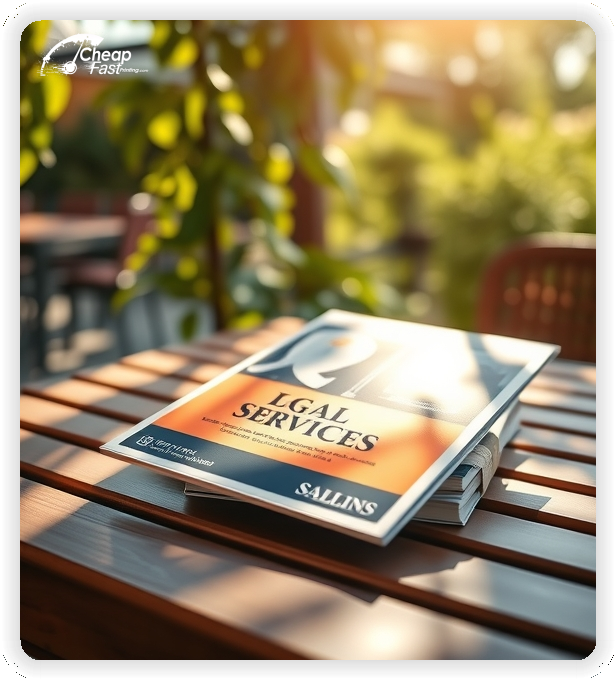 Custom Business Piece 1, Legal Services advertisements marketing piece