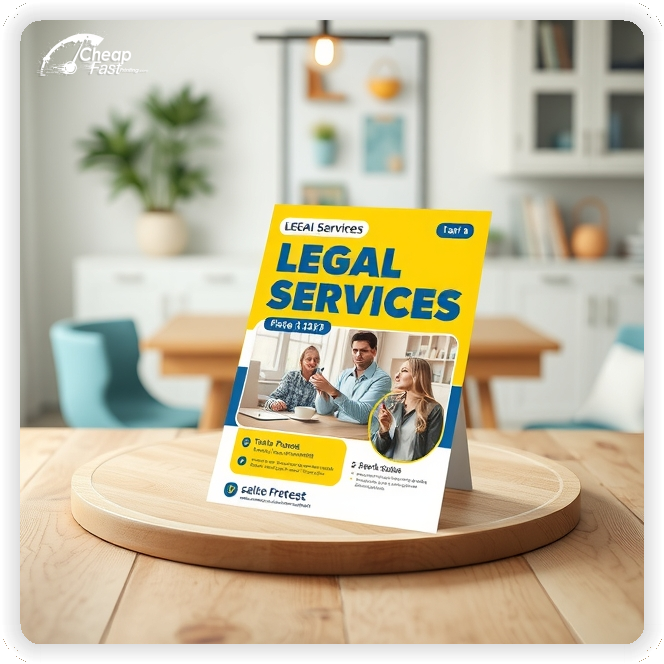High Quality Leaflet 1, Legal Services circulars promotion design