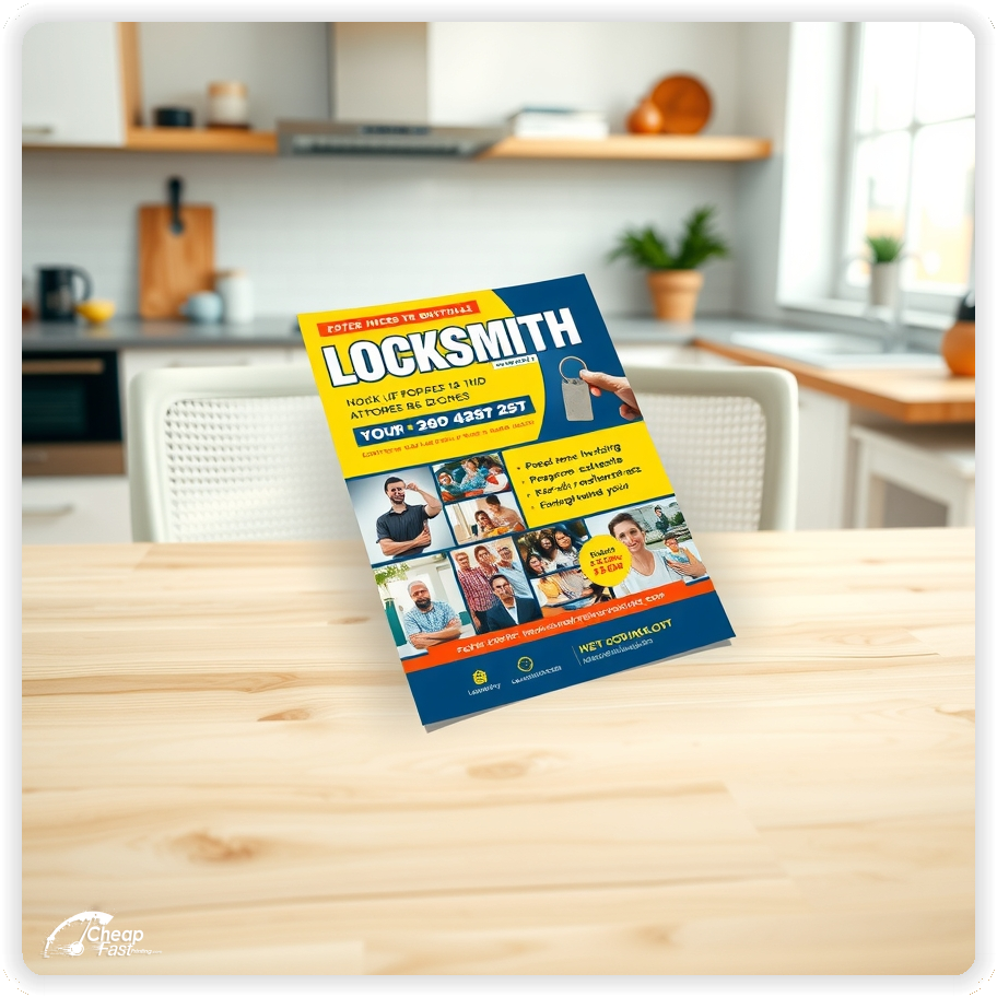 Professional Circular 1, Locksmith handouts print sample