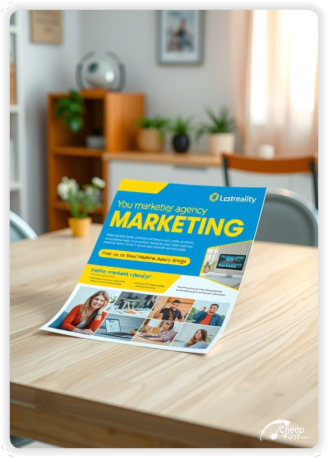 Creative Print Design 1, Marketing Agency promo cards creative layout