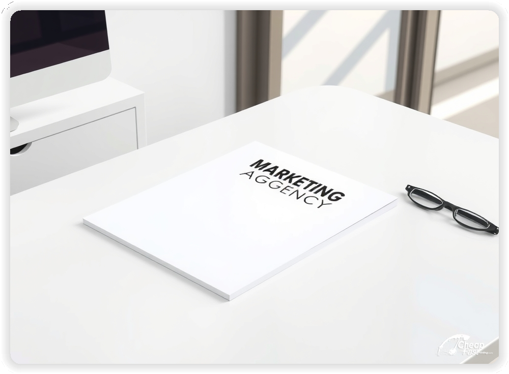 Professional Circular 1, Marketing Agency handouts print sample