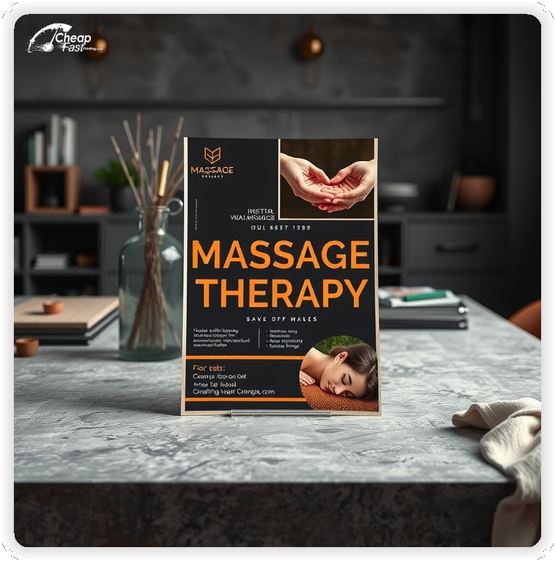 Promotional Material 1, Massage Therapy marketing materials marketing piece