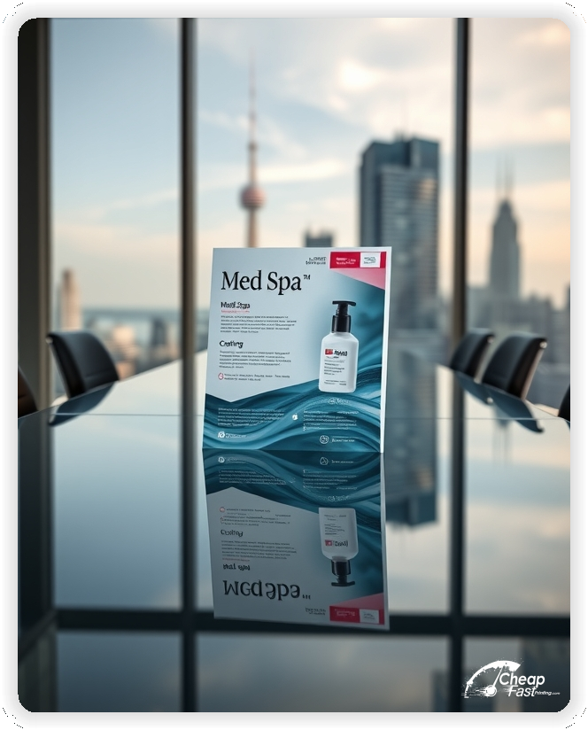 Print Ready Layout 1, Med Spa brochures layout example