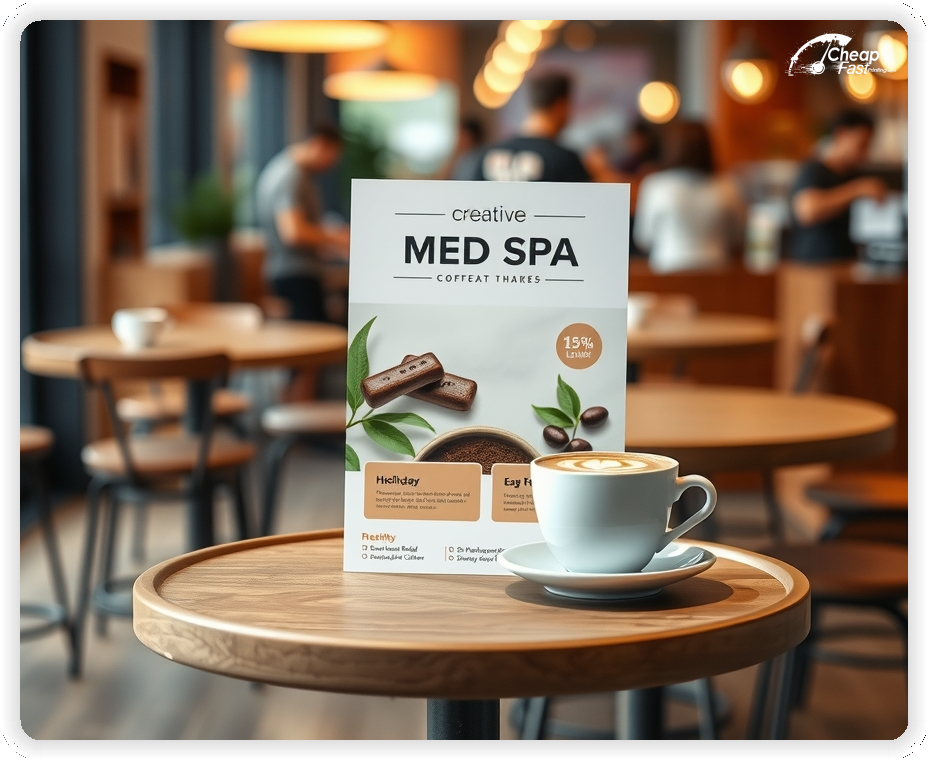 Promo Flyer Sample 1, Med Spa leaflets creative layout
