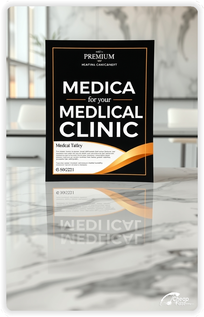 Marketing Handout Design 1, Medical Clinic pamphlets design example