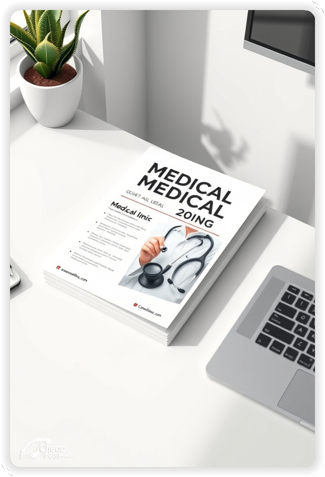 Print Ready Layout 1, Medical Clinic brochures layout example