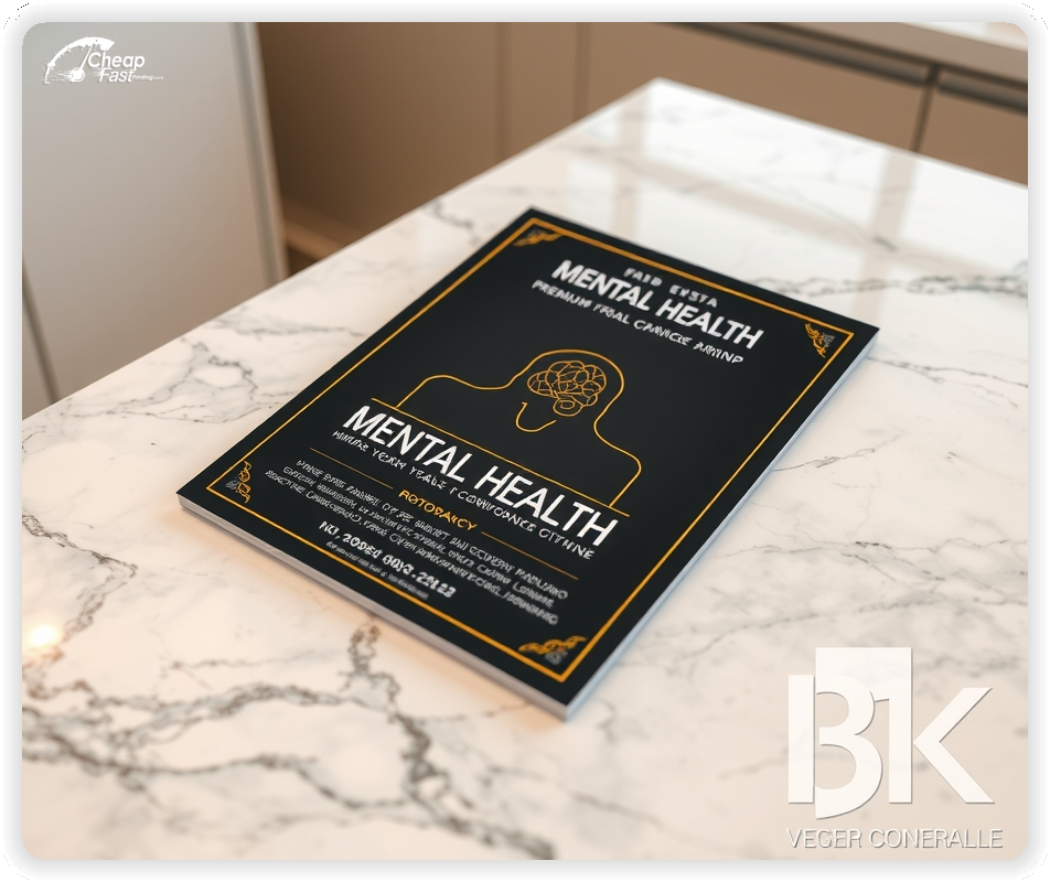 Professional Circular 1, Mental Health handouts print sample