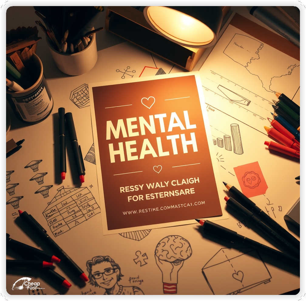 Promo Flyer Sample 1, Mental Health leaflets creative layout