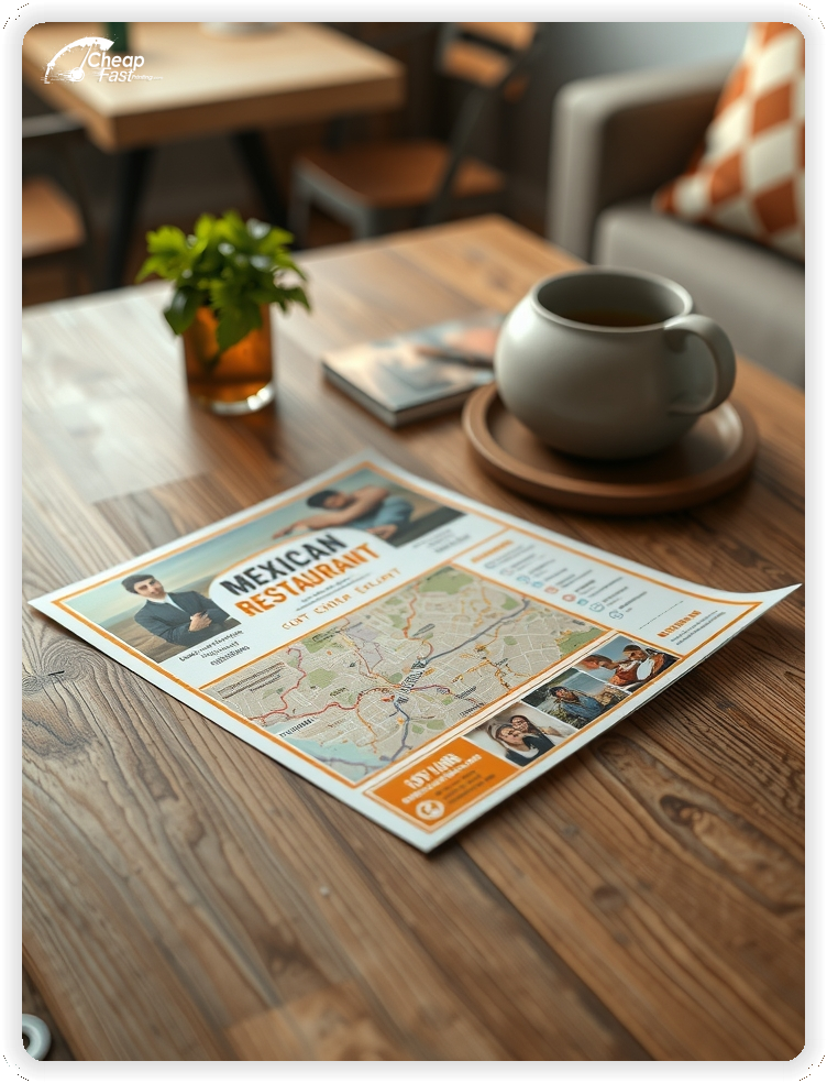 Creative Print Design 1, Mexican Restaurant promo cards creative layout