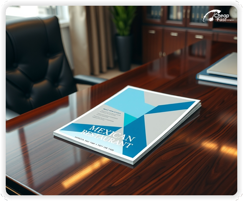 Marketing Handout Design 1, Mexican Restaurant pamphlets design example