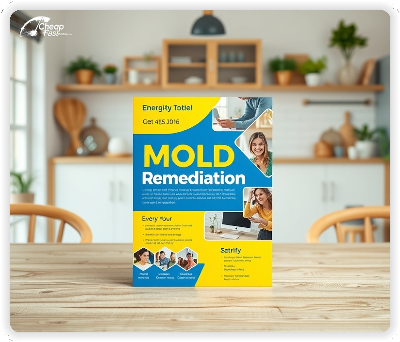High Quality Leaflet 1, Mold Remediation circulars promotion design