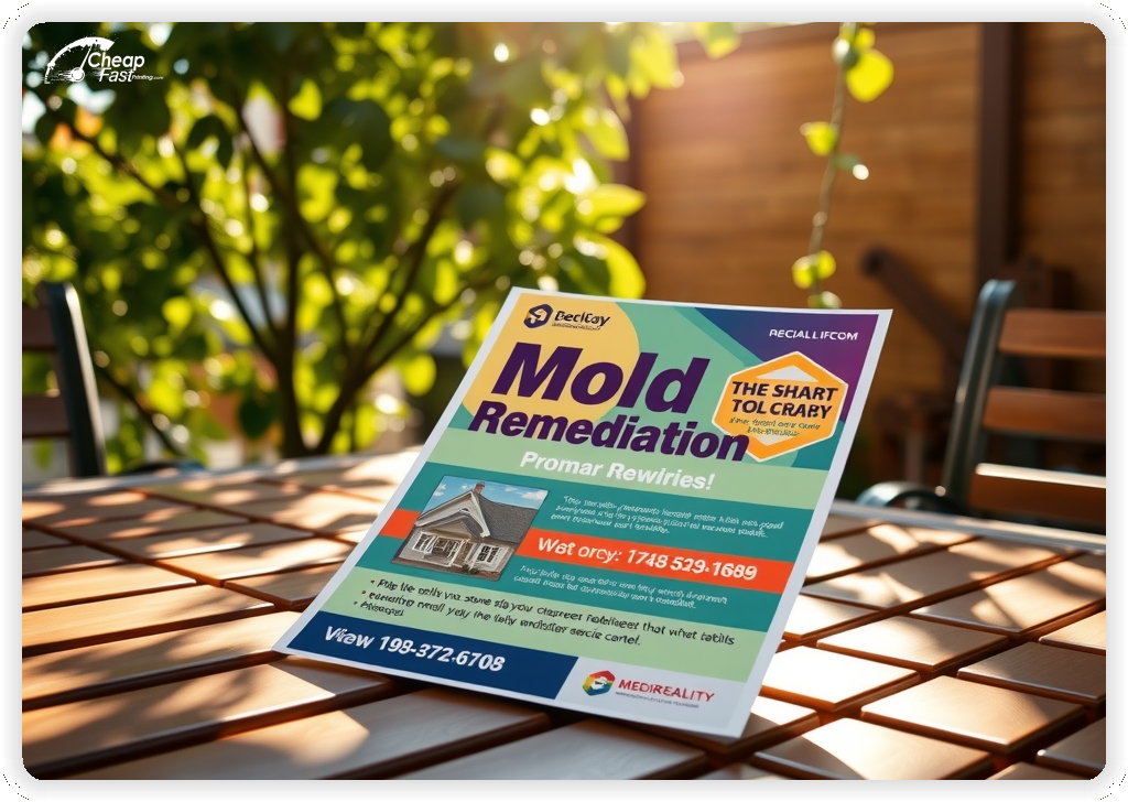 Professional Circular 1, Mold Remediation handouts print sample