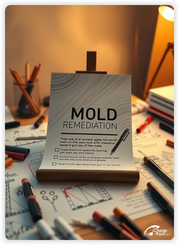 Promotional Material 1, Mold Remediation marketing materials marketing piece