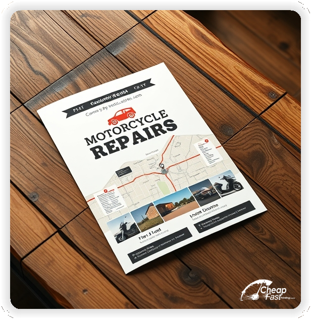 Promotional Material 1, Motorcycle Repair marketing materials marketing piece