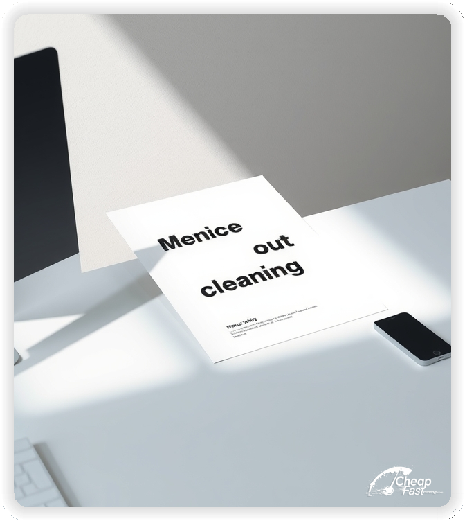 Custom Business Piece 1, Move Out Cleaning advertisements marketing piece