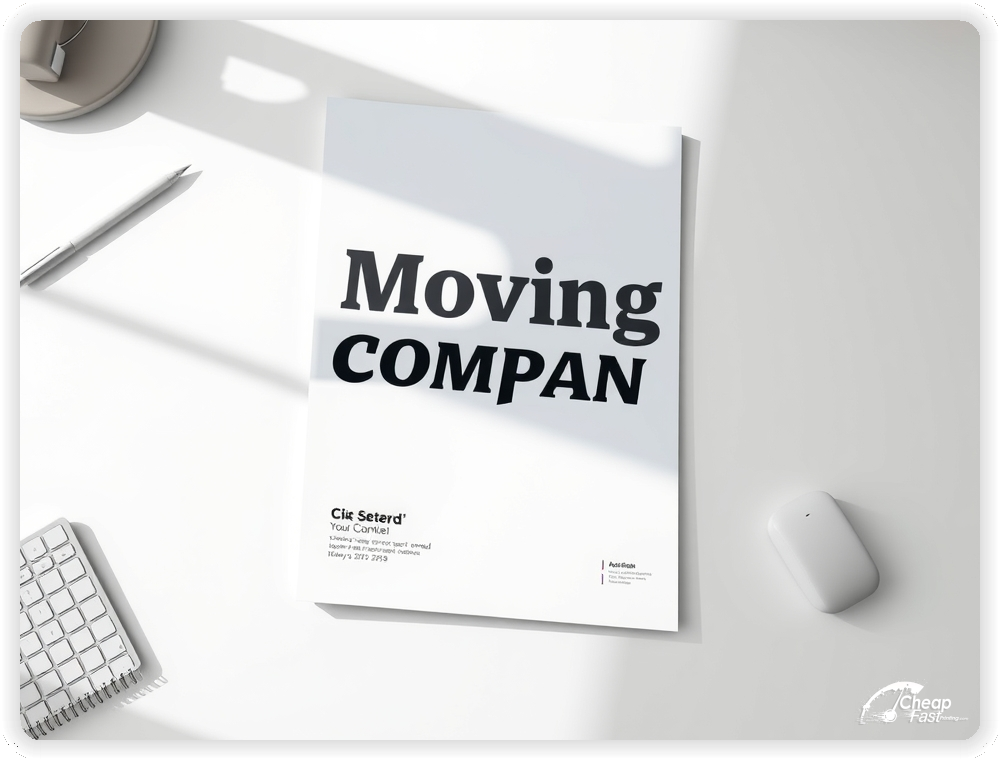Advertising Brochure 1, Moving Company leaflets layout example