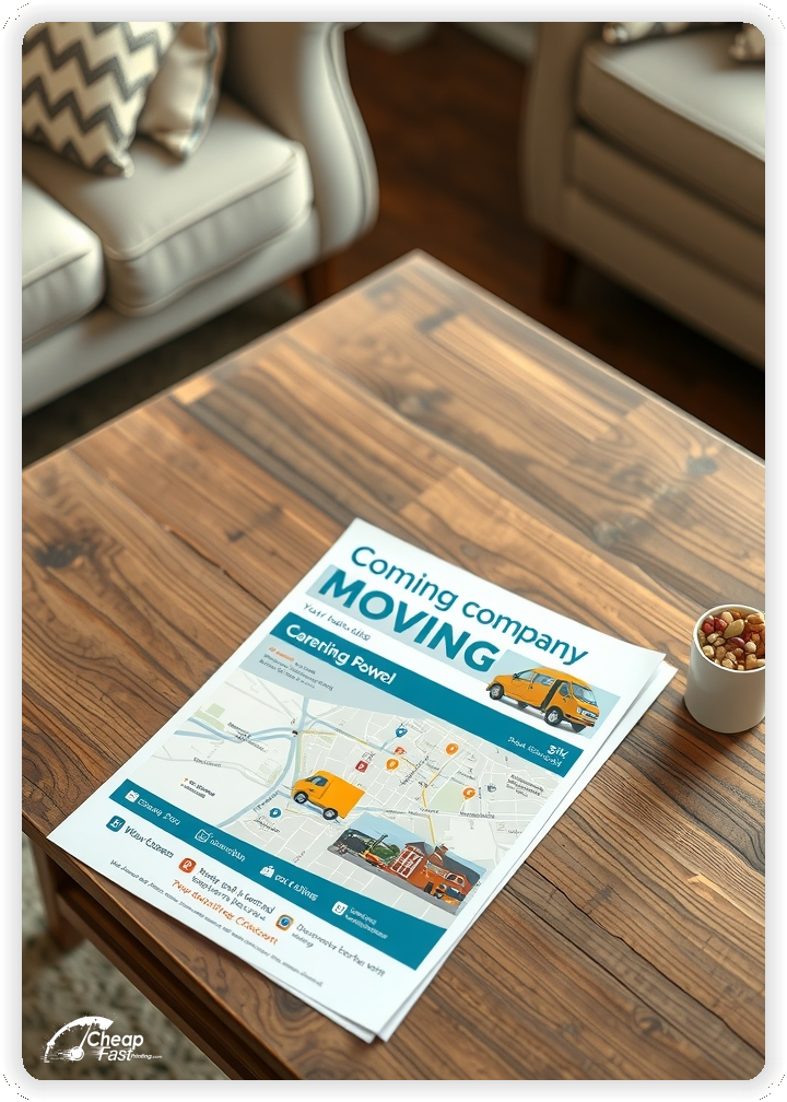 Promotional Material 1, Moving Company marketing materials marketing piece