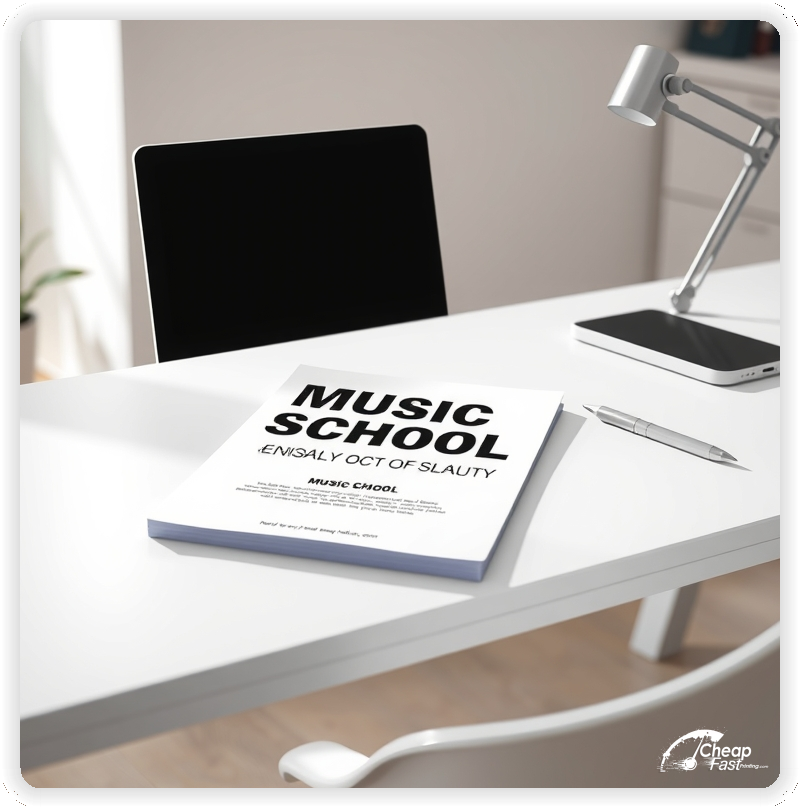 Custom Music School Flyer, Music School advertisements marketing piece