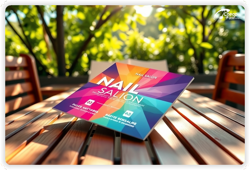 Custom Business Piece 1, Nail Salon advertisements marketing piece