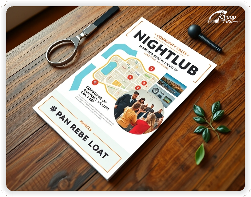 Classic Layout Sample, Nightclub circulars promotion design