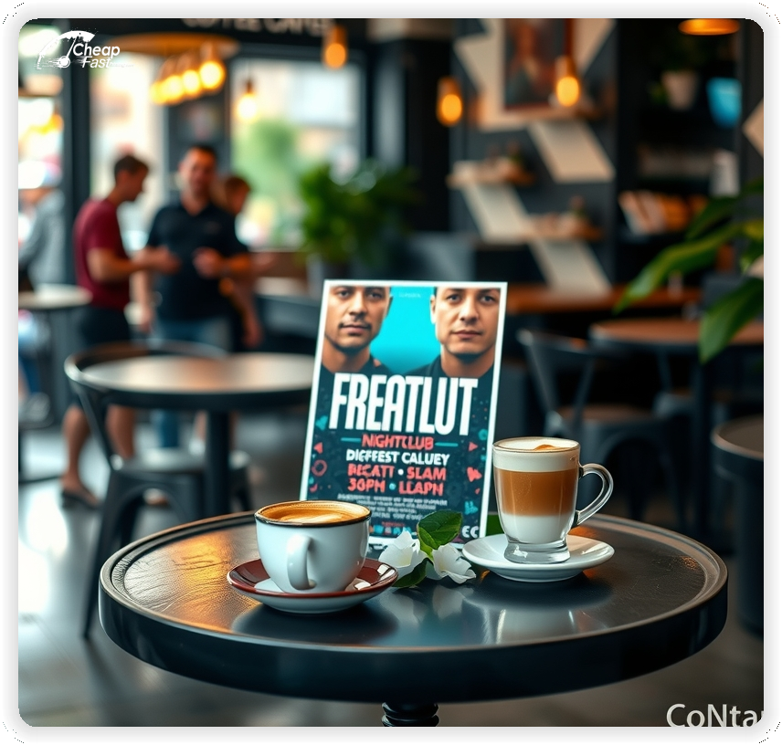 Promo Handout Sample, Nightclub leaflets creative layout